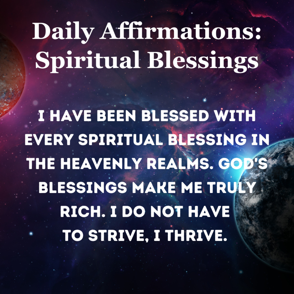 Daily Affirmations: Blessed and Thriving :: Inspiration Flows